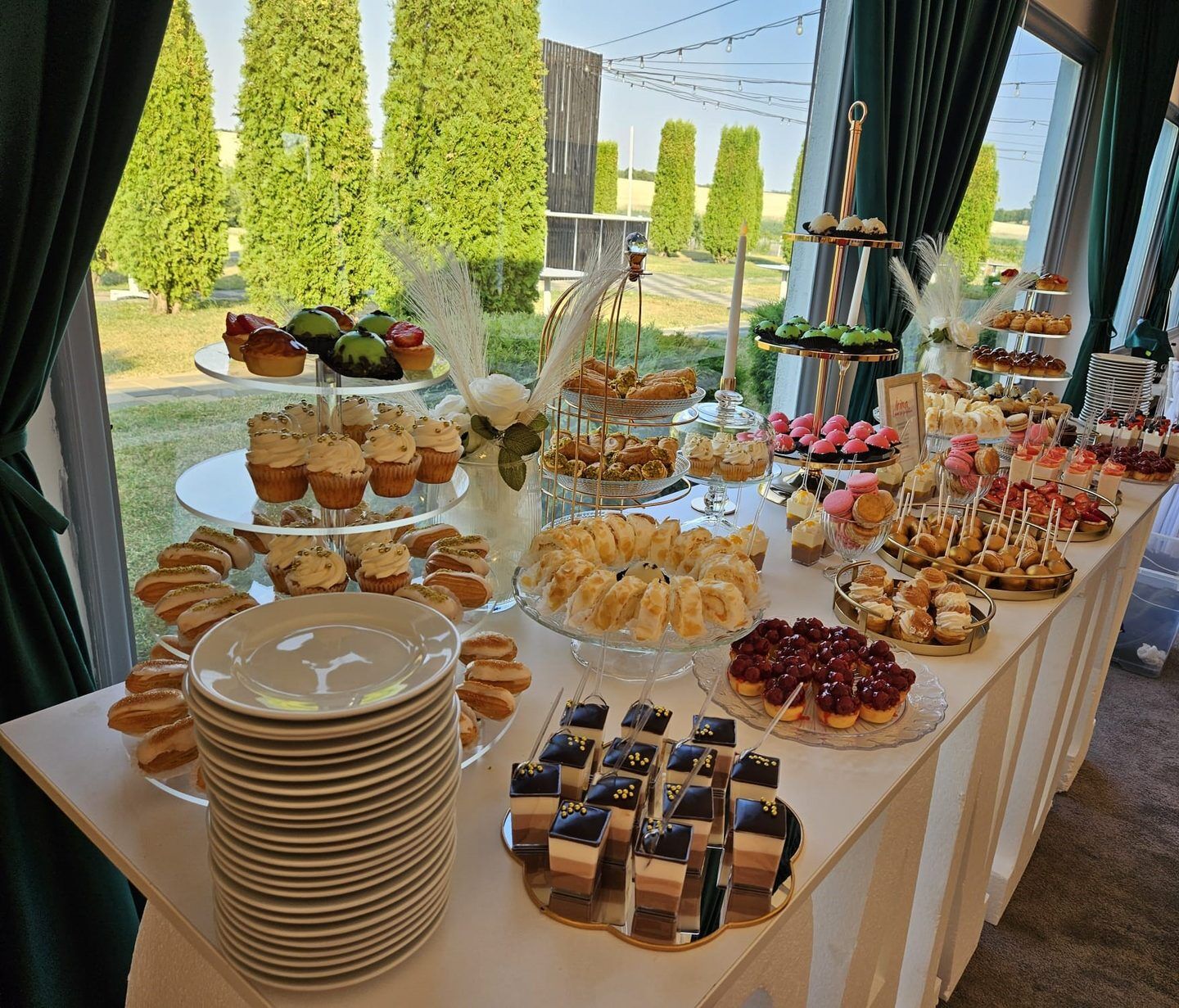 Detaliu candy bar tematic