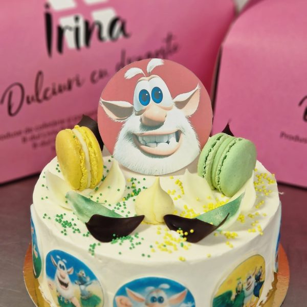 tort cu personaje de desene animate