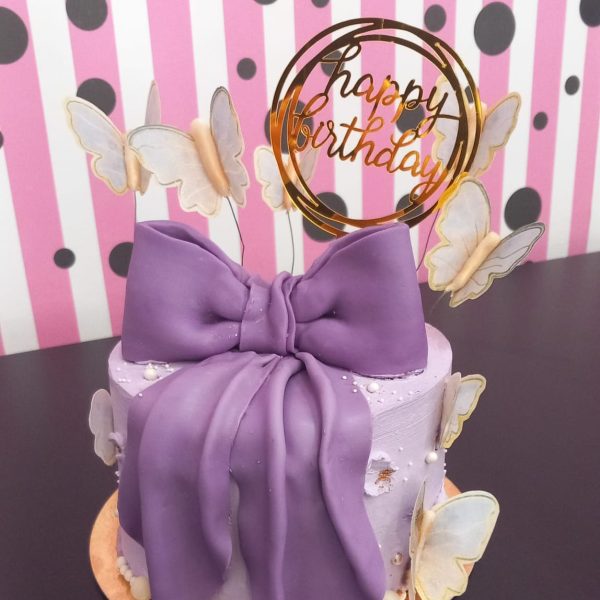 tort pentru fete mov